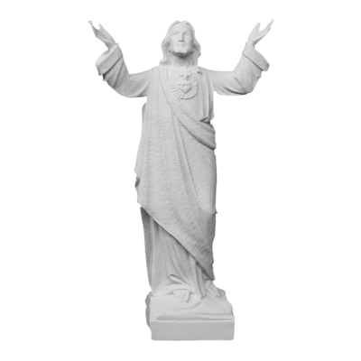 Open Arm Jesus Marble Statue
